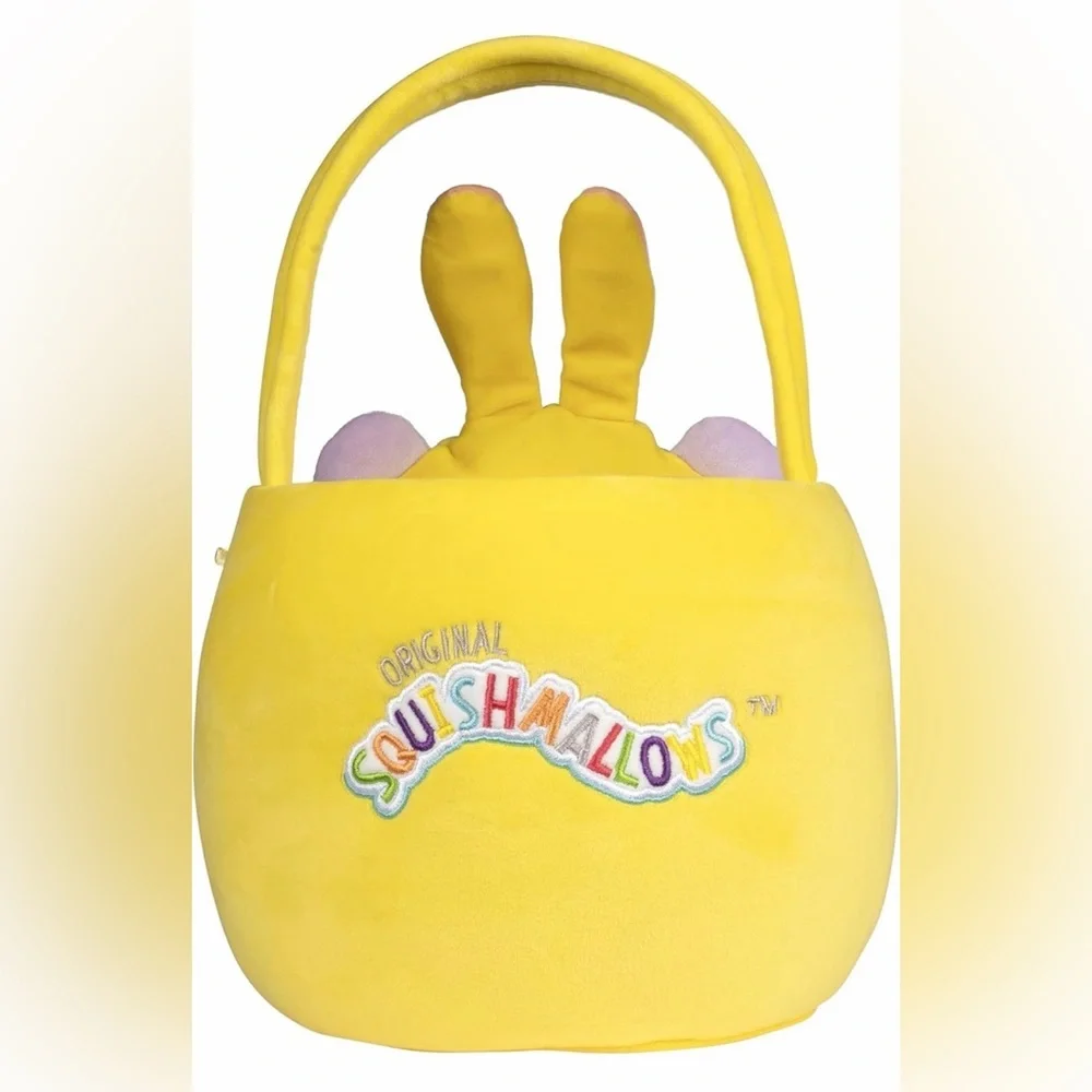 Squishmallows 12” Penny the Panda Easter Bunny Basket